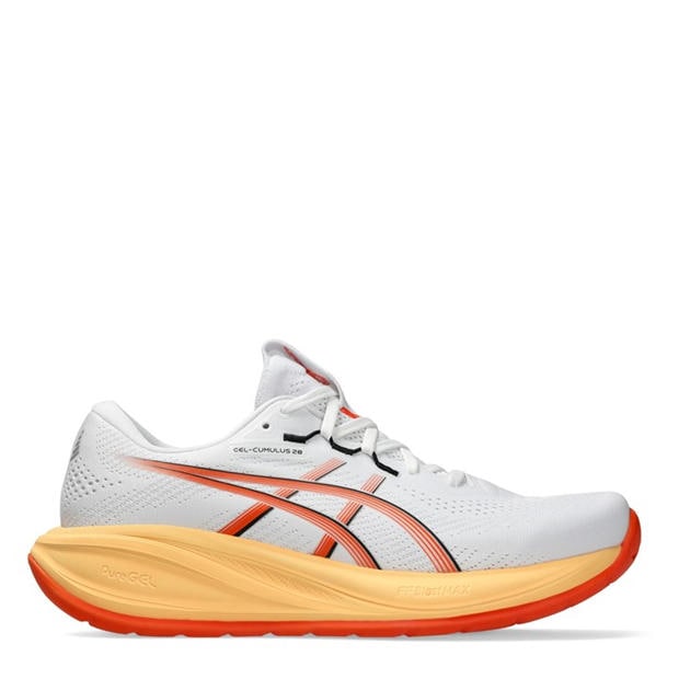 White/Orange - Asics - GEL-Cumulus 28 Mens Running Shoes
