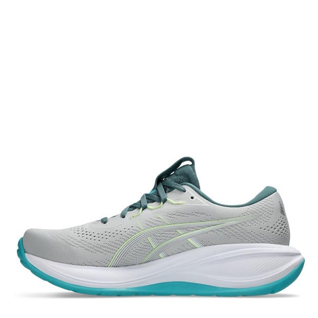 Grey/Aqua - Asics - GEL-Cumulus 28 Mens Running Shoes