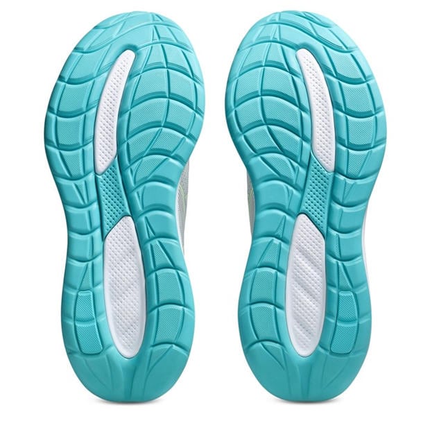 Grey/Aqua - Asics - GEL-Cumulus 28 Mens Running Shoes