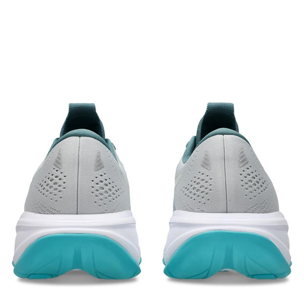 Grey/Aqua - Asics - GEL-Cumulus 28 Mens Running Shoes