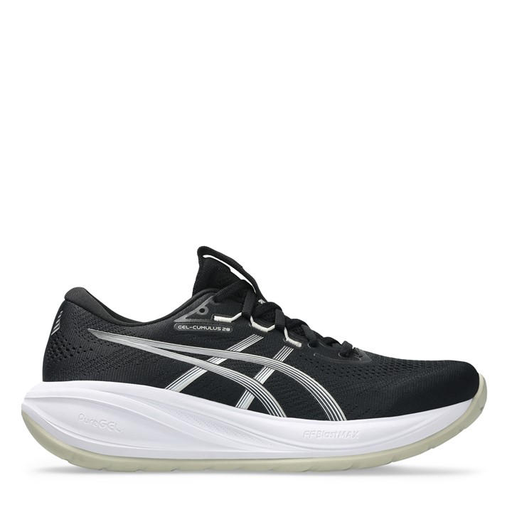 Asics Men's Black Gel-Cumulus 28 Running Shoes in Size 8, Sports Direct