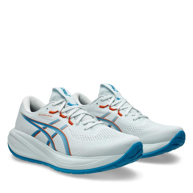 White/Blue - Asics - GEL-Cumulus 28 Mens Running Shoes