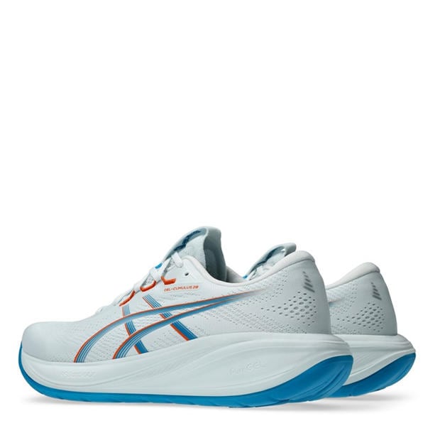 White/Blue - Asics - GEL-Cumulus 28 Mens Running Shoes