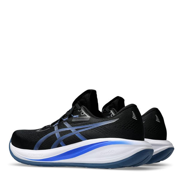 Black/Neon Blue - Asics - GEL-Cumulus 28 Mens Running Shoes