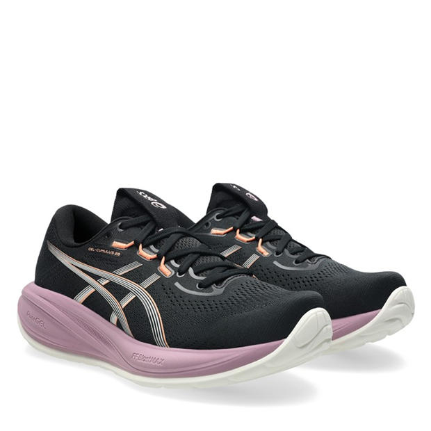Black/Purple - Asics - ASICS Gel-Cumulus 28 Womens Road Running Shoes