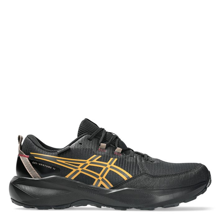 Asics Men's Black Gel-Venture 11 Waterproof Trail Running Shoes in Size 8.5, Sports Direct