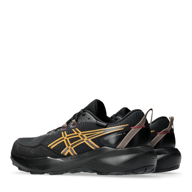 Black/Sandstorm - Asics - Gel-Venture 11 Waterproof Trail Running Shoes Mens