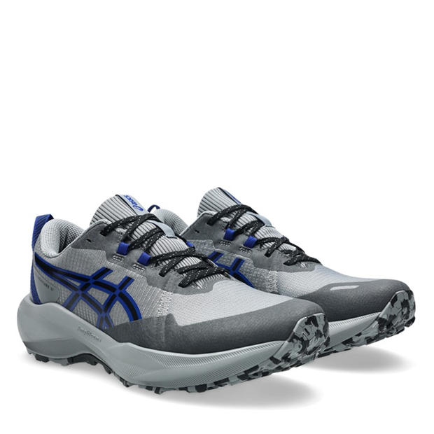 Gravel/Blue - Asics - GEL-Venture 11 Mens Trail Running Shoes