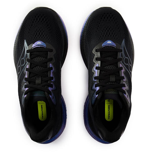 Black/Nightsky - Saucony - Men's Ride Everyday Neutral Road Running Shoes