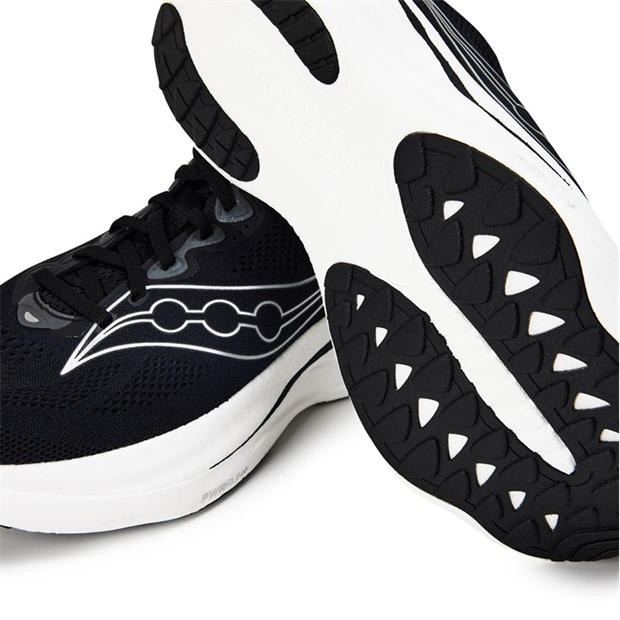 Black/Silver - Saucony - Men's Ride Everyday Neutral Road Running Shoes
