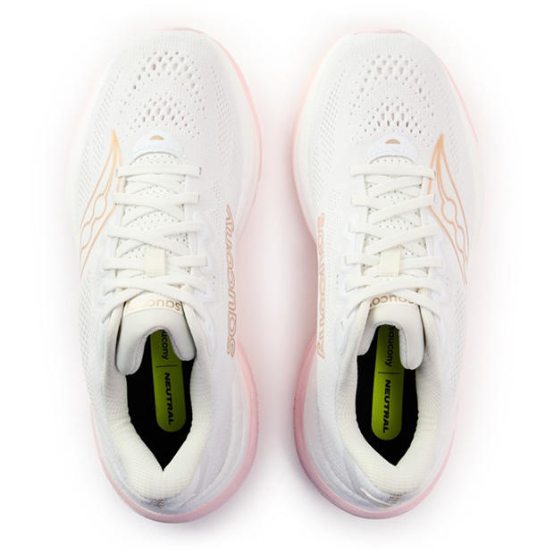 White/Silk - Saucony - Women's Ride Running Shoes