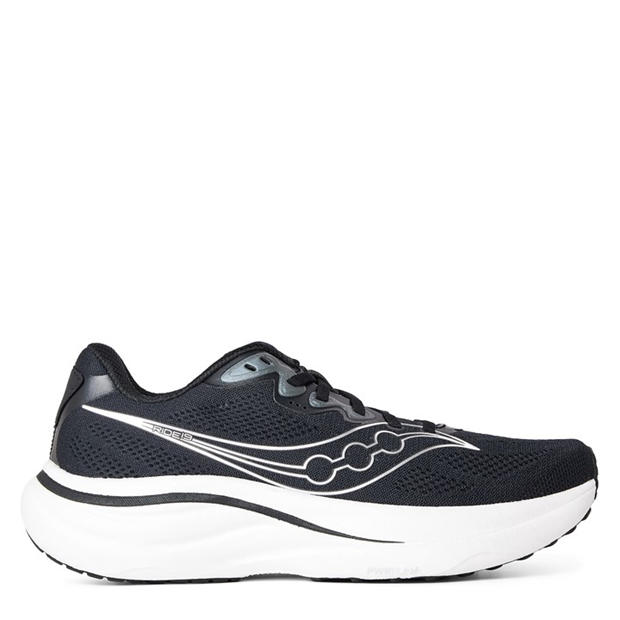 Black/Silver - Saucony - Women's Ride Running Shoes