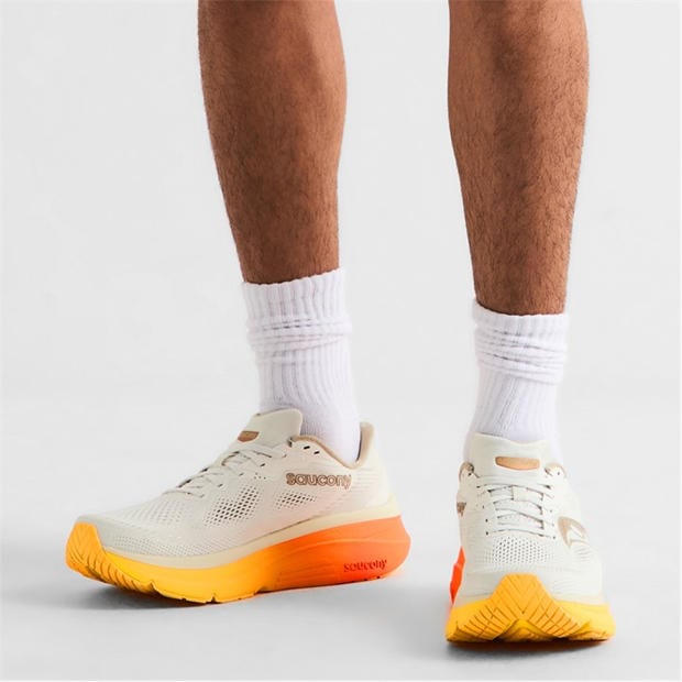 Ivory/Fire - Saucony - Men's Running Shoes