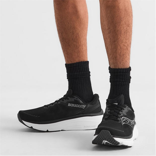 Black/Silver - Saucony - Men's Running Shoes