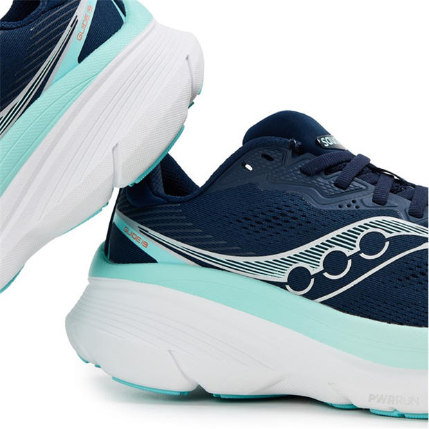 Navy/Aqua - Saucony - Women's Everyday Running Shoes