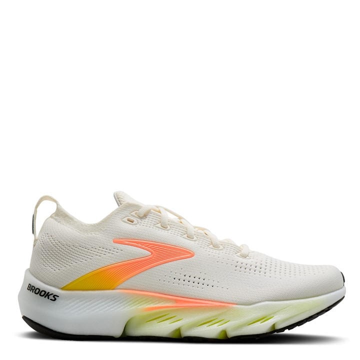 Brooks Women's White Glycerin Flex Neutral Road Running Shoes in Size 5.5, Sports Direct