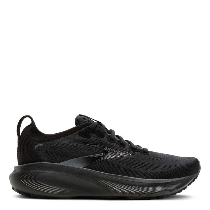 Brooks Men's Black Adrenaline Gts 25 Road Running Shoes in Size 9.5, Sports Direct
