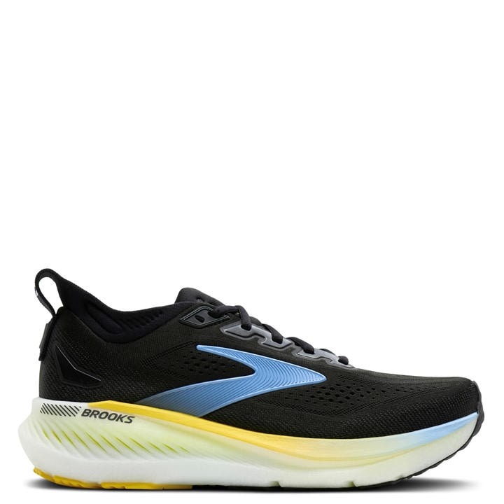 Brooks Men's Black Glycerin Gts 23 Glycerin Engineered Mesh Running Shoes in Size 8.5, Sports Direct