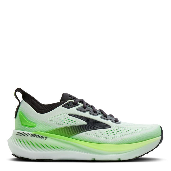 Brooks Men's Green Glycerin Gts 23 Glycerin Engineered Mesh Running Shoes in Size 8.5, Sports Direct