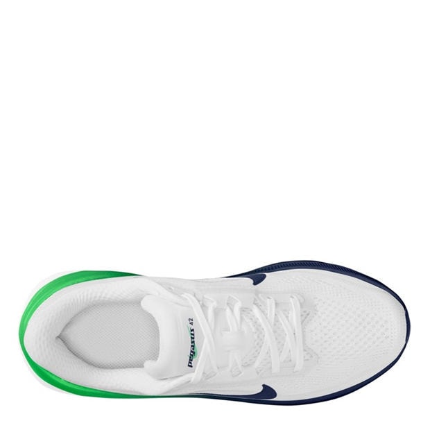 White/Green - Nike - Kids Nike Pegasis 42 Every Day Running Shoes