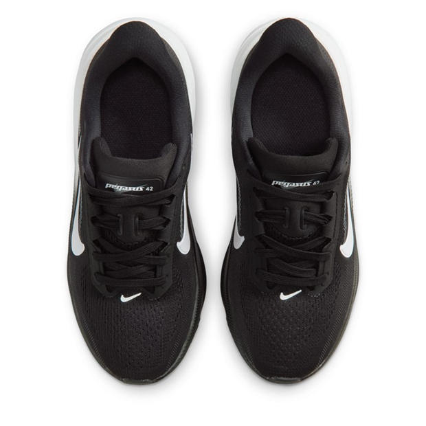 Black/White - Nike - Kids Nike Pegasis 42 Every Day Running Shoes