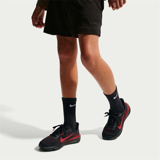 Black/Red - Nike - Kids Nike Pegasis 42 Every Day Running Shoes