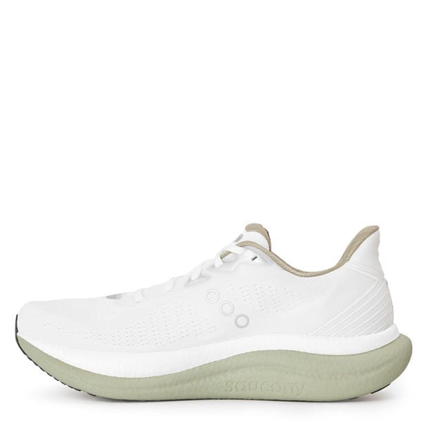 White/Laurel - Saucony - Triumph 23 Road Running Shoes Mens