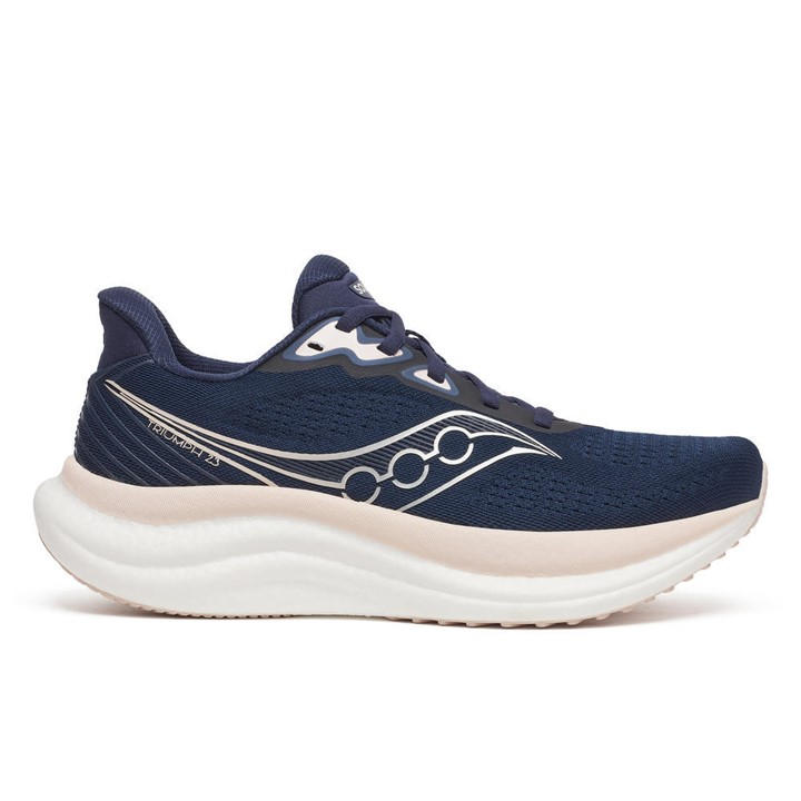 Saucony Women's Blue Triumph 23 Road Running Shoes in Size 8, Sports Direct