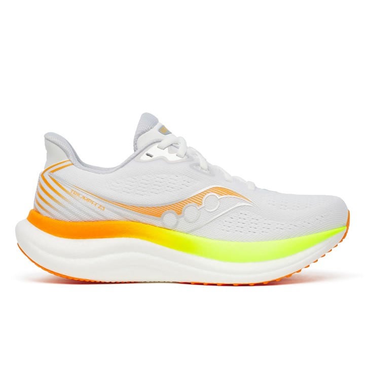 Saucony Women's White Triumph 23 Road Running Shoes in Size 8, Sports Direct