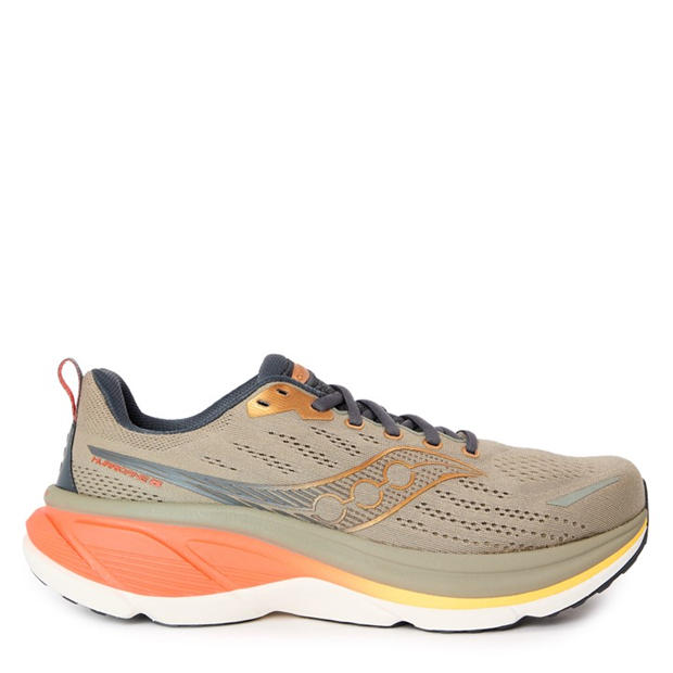 Laurel/Fire - Saucony - Hurricane 25 Road Running Shoes Mens