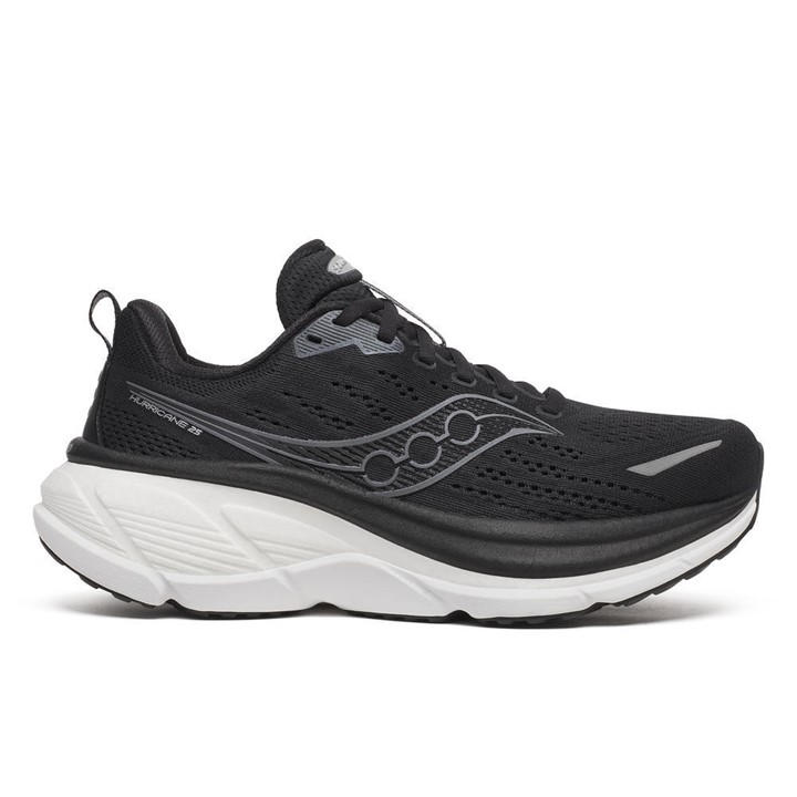 Saucony Women's Black Hurricane 25 in Size 7, Sports Direct