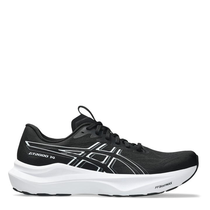 Asics Men's Black Gt-2000 14 Road Running Shoes in Size 7, Sports Direct