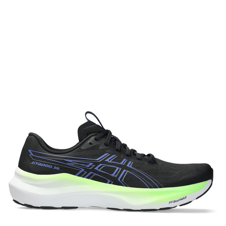 Asics Men's Black Gt-2000 14 Road Running Shoes in Size 10, Sports Direct