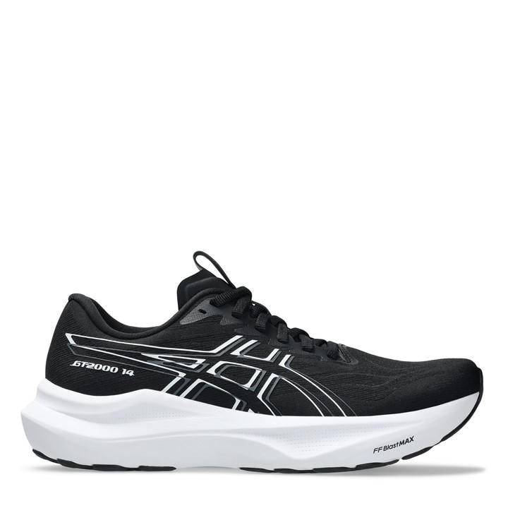 Asics Women's Black Gt-2000 14 Road Running Shoes in Size 7.5, Sports Direct