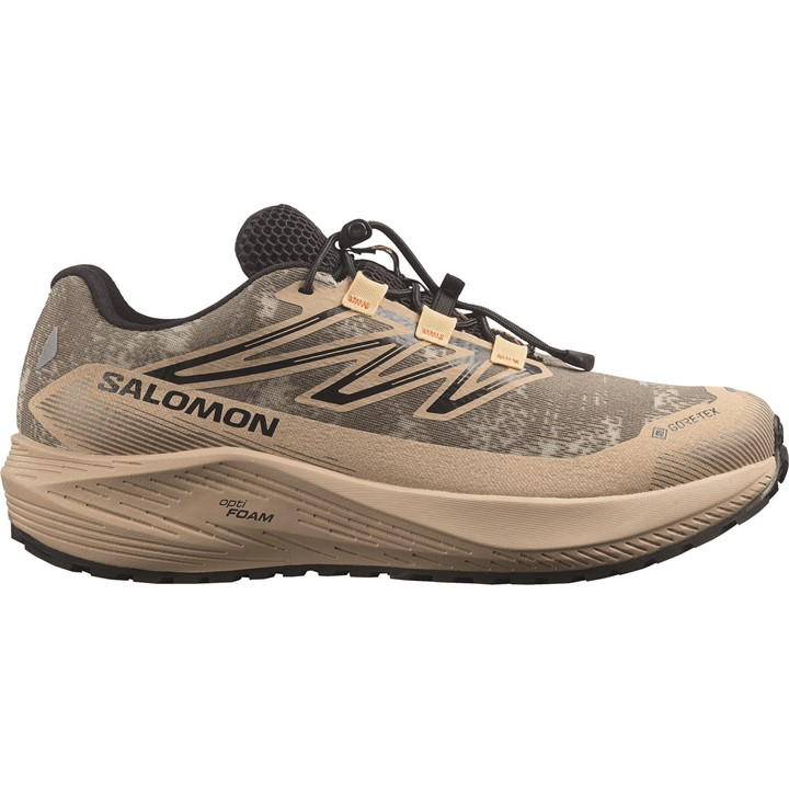 Salomon Men's Brown Aero Flow Gravel Trail Running Shoes in Size 10.5, Sports Direct