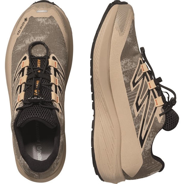 Safari/Brown - Salomon - Aero Flow Gravel Trail Running Shoes Mens