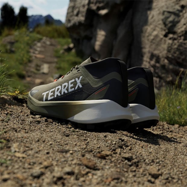 Olive Strata - adidas - Men's Terrex Trainer Off-Road Trail Running Shoes