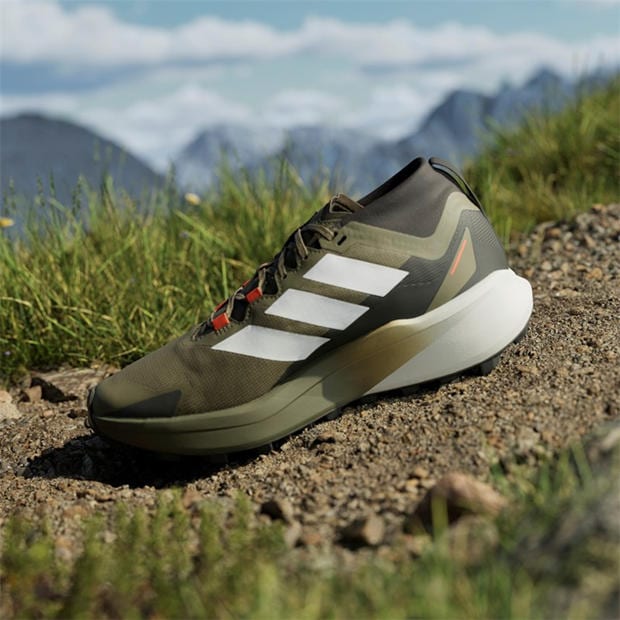 Olive Strata - adidas - Men's Terrex Trainer Off-Road Trail Running Shoes
