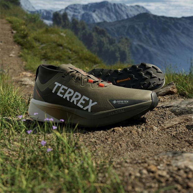 Olive Strata - adidas - Men's Terrex Trainer Off-Road Trail Running Shoes