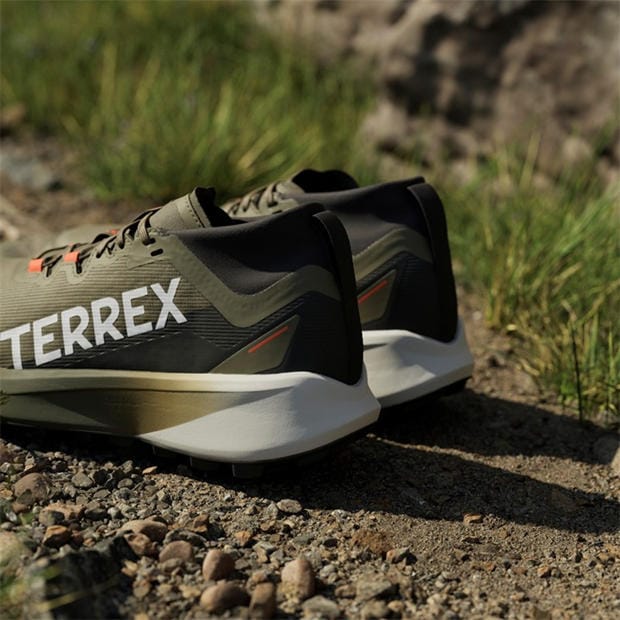 Olive Strata - adidas - Men's Terrex Trainer Off-Road Trail Running Shoes