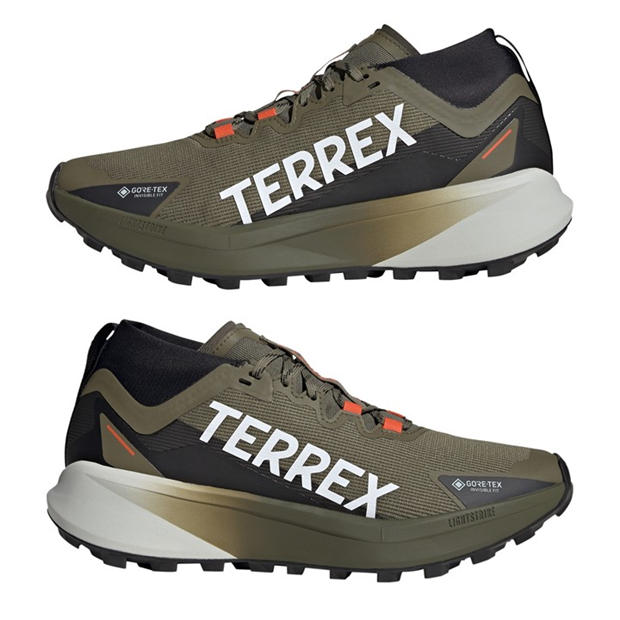 Olive Strata - adidas - Men's Terrex Trainer Off-Road Trail Running Shoes