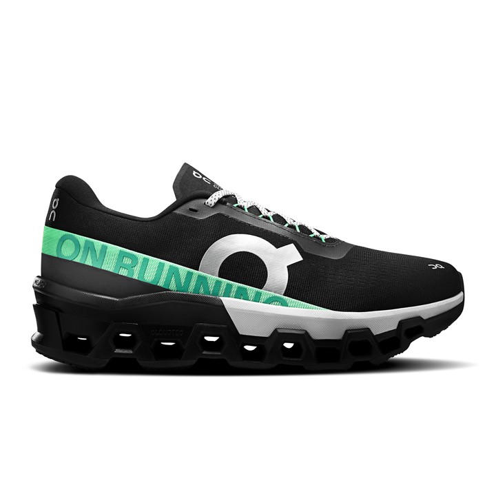 On Men's Black Cloudmonster 2 Running Shoes in Size 8, Sports Direct