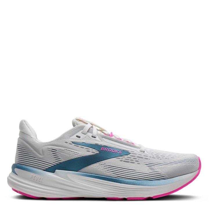 Brooks Women's White Revel 8 Road Running Shoes in Size 4, Sports Direct
