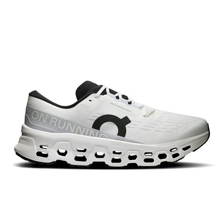On Men's White Cloudmonster 3 Running Shoes in Size 9.5, Sports Direct