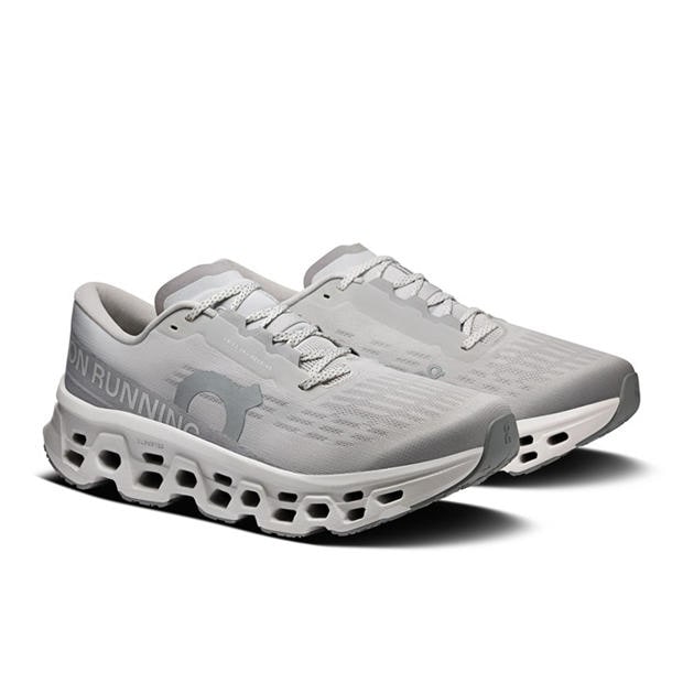 Wolf/Wolf - On - Mens Cloudmonster 3 Running Shoes