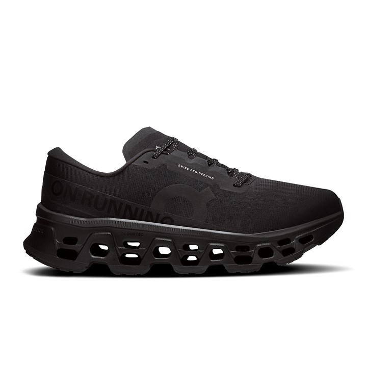 On Men's Black Cloudmonster 3 Running Shoes in Size 9.5, Sports Direct