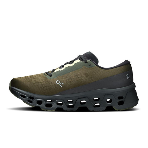 Olive/Eclipse - On - Mens Cloudmonster 3 Running Shoes