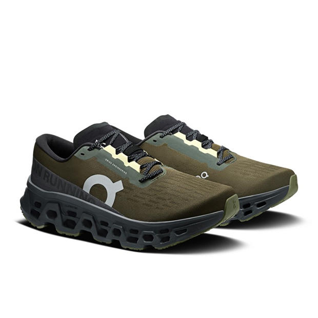 Olive/Eclipse - On - Mens Cloudmonster 3 Running Shoes