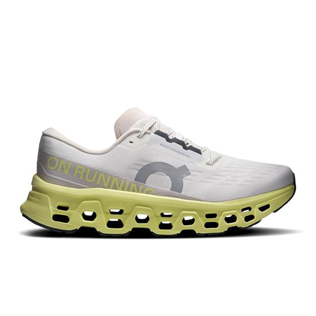Ivory/Limelight - On - Mens Cloudmonster 3 Running Shoes
