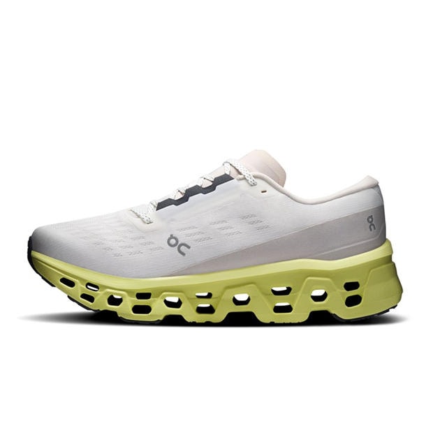 Ivory/Limelight - On - Mens Cloudmonster 3 Running Shoes